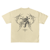 "PARAGON OF VIRTUE" beige tee